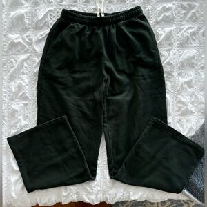 Dark Green Brandy Melville Sweatpants